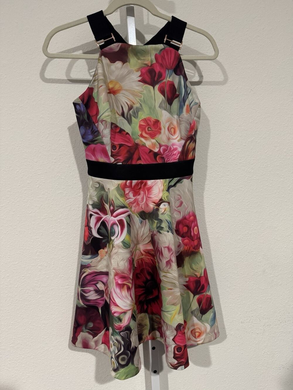 Ted Baker Samra Floral Scuba Skater Dress 2 / US 6